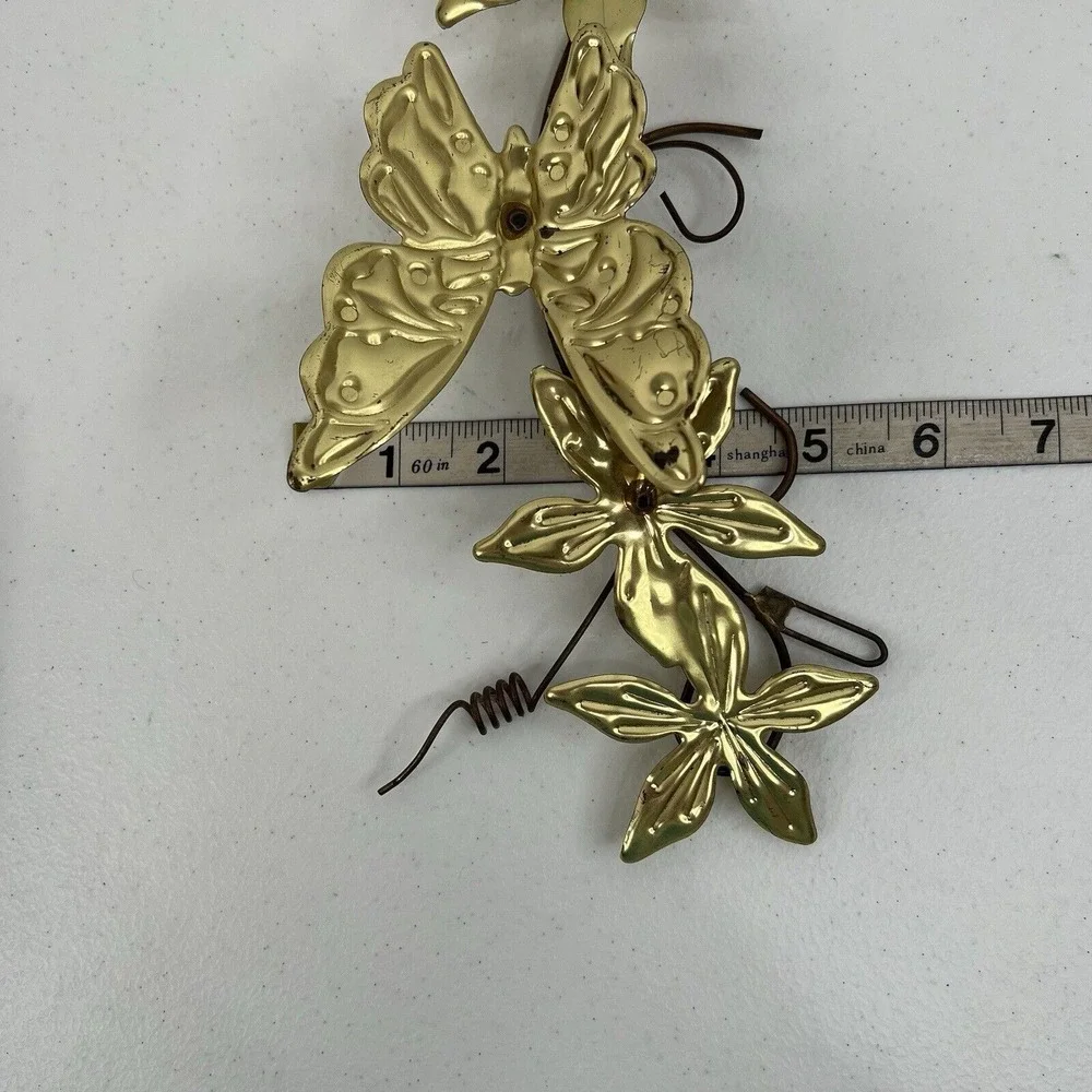 Vintage metal butterfly
